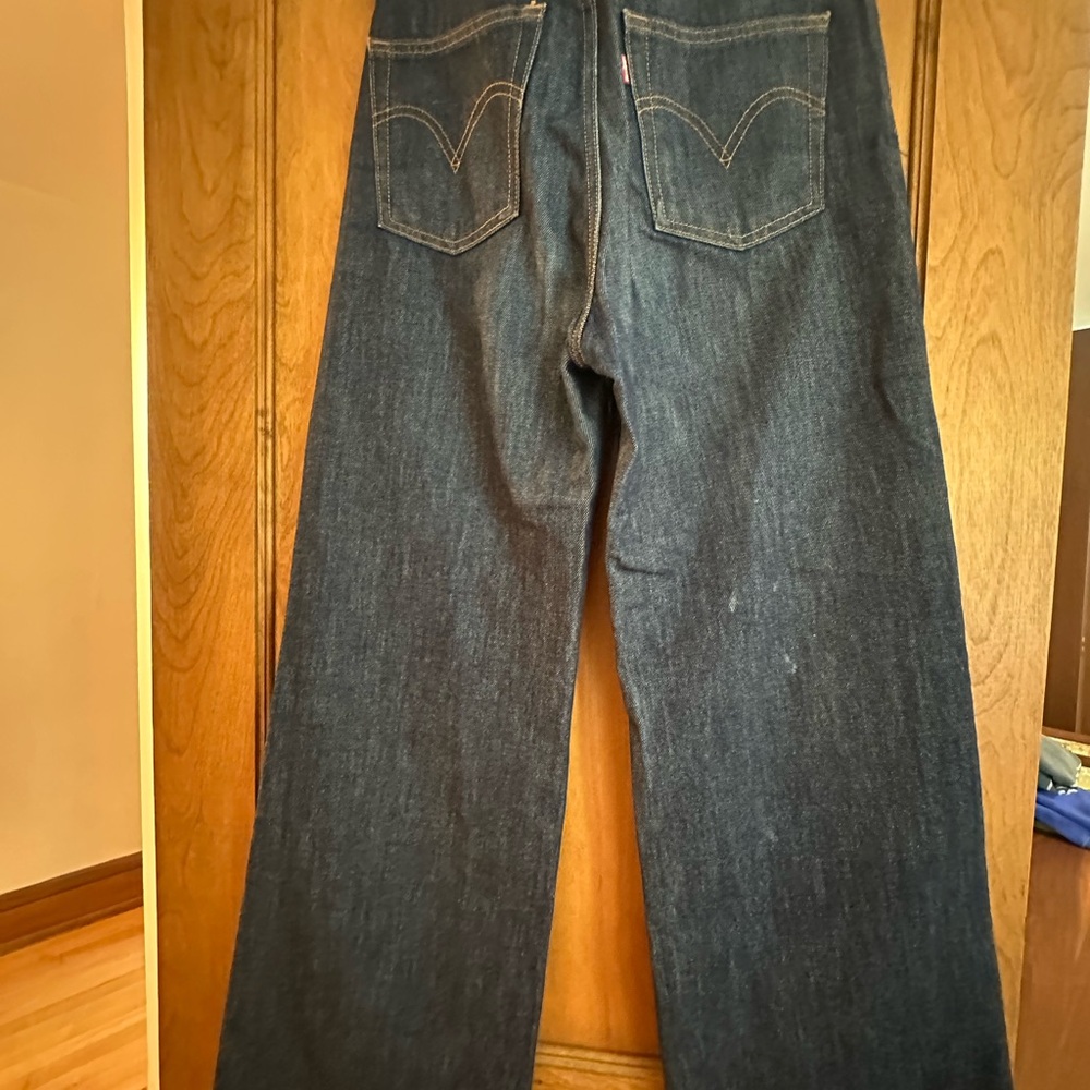 levi's premium ribcage wide leg tailored women's jeans